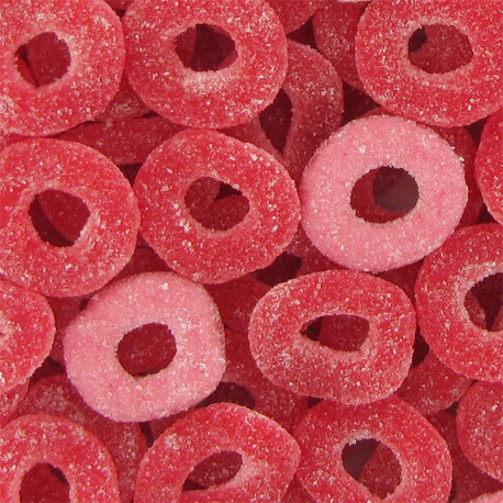Anneaux Sucrés Fraise