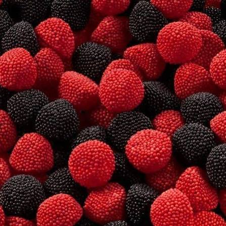 Mûres Perlées Rouge et Noir